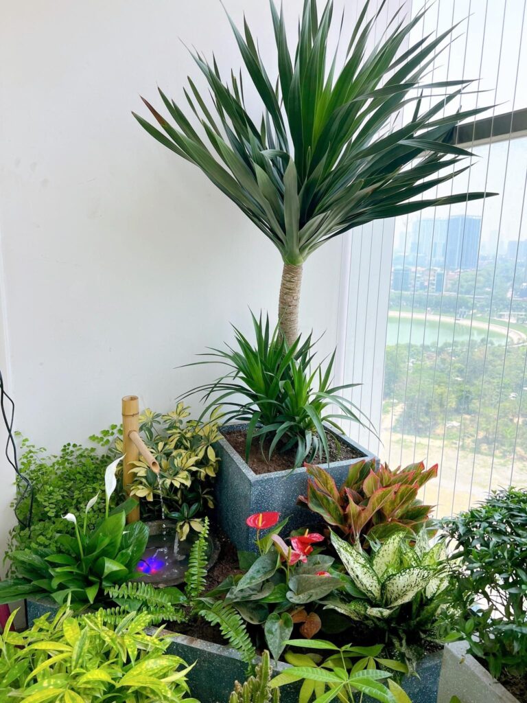 Thiết kế ban công xanh và đẹp tại hà nội